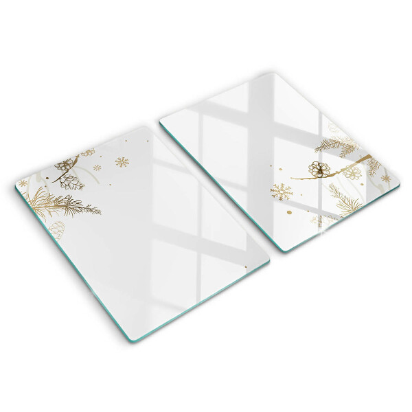 Glass worktop saver Winter decorations