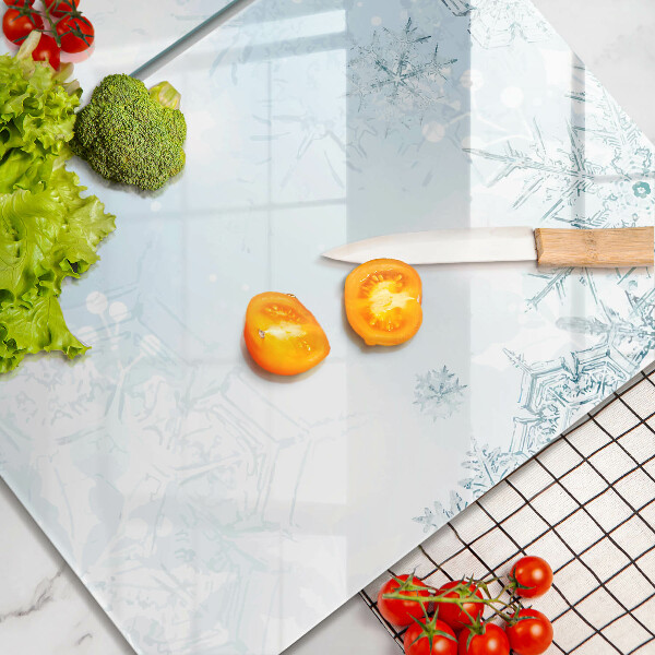 Glass worktop saver Snowflake