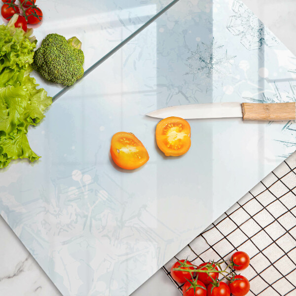 Glass worktop saver Snowflake