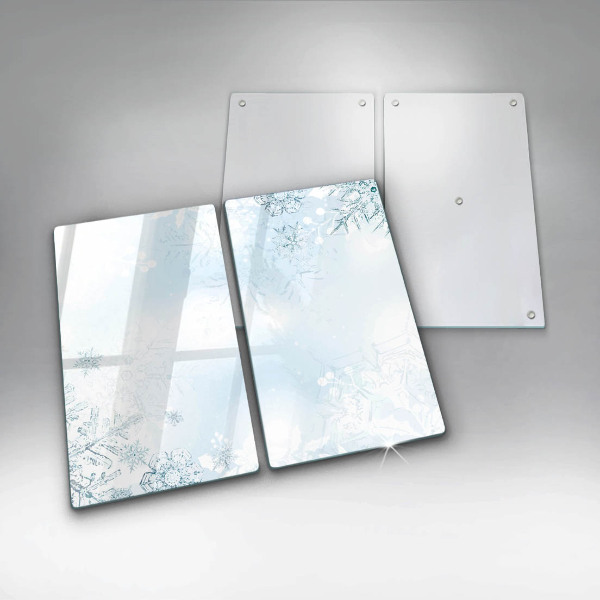 Glass worktop saver Snowflake