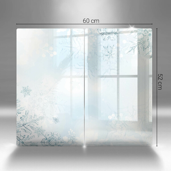 Glass worktop saver Snowflake