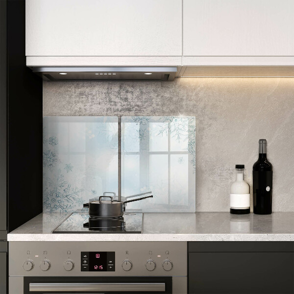 Glass worktop saver Snowflake
