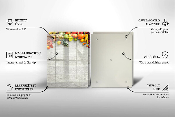 Kitchen worktop protector Fruit on the boards