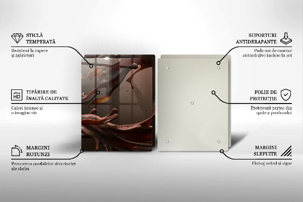 Worktop protector Liquid chocolate