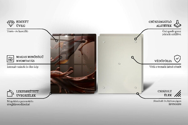 Worktop protector Liquid chocolate