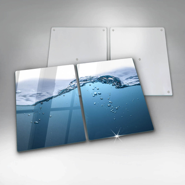 Worktop protector Blue water