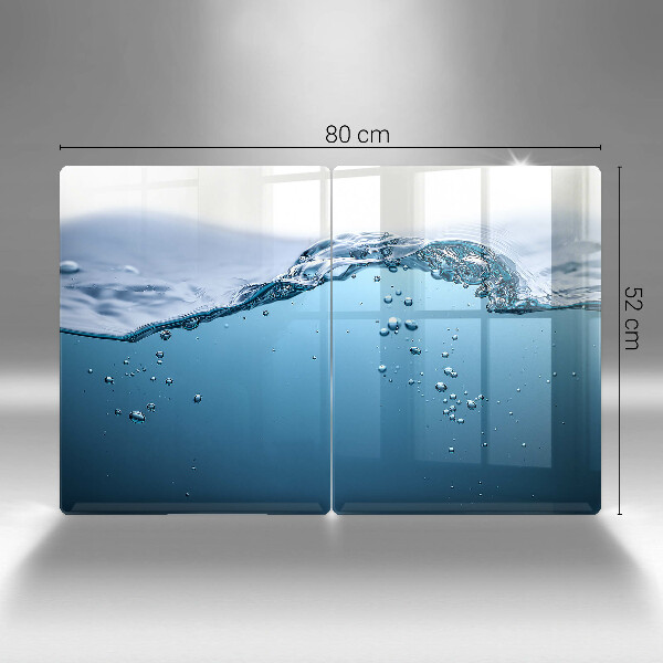 Worktop protector Blue water