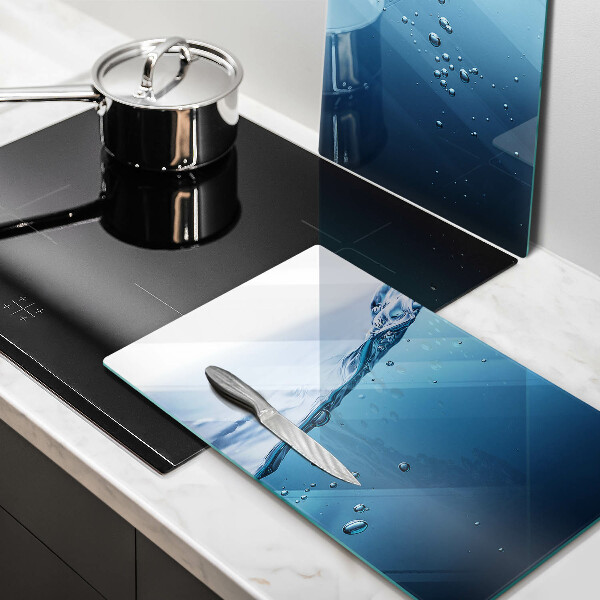 Worktop protector Blue water