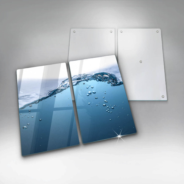 Worktop protector Blue water