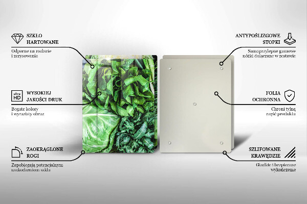 Worktop protector Green vegetables