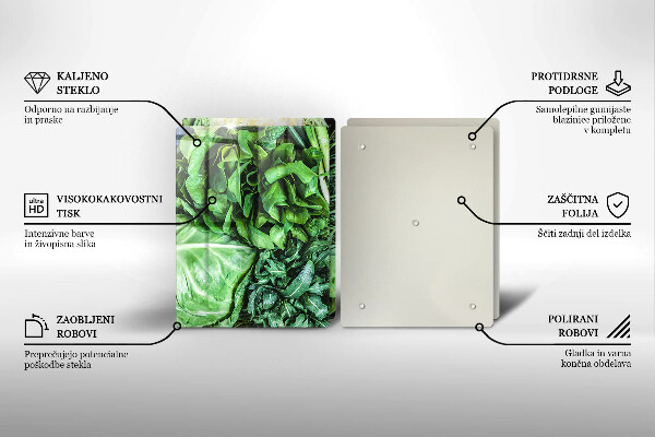 Worktop protector Green vegetables