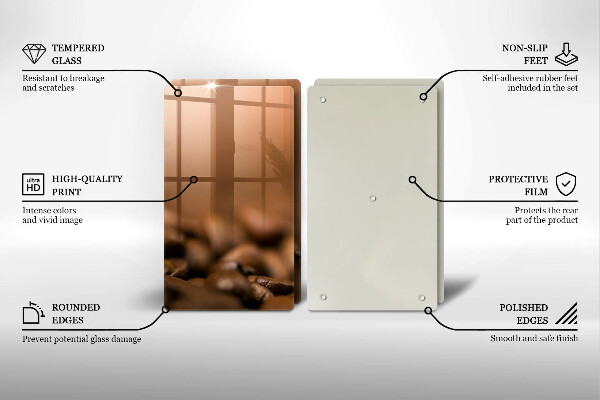 Worktop protector Coffee beans