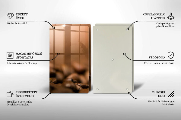 Worktop protector Coffee beans