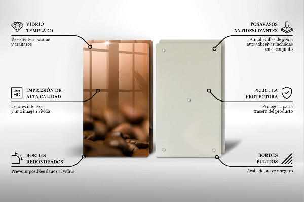 Worktop protector Coffee beans