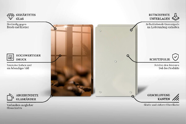 Worktop protector Coffee beans