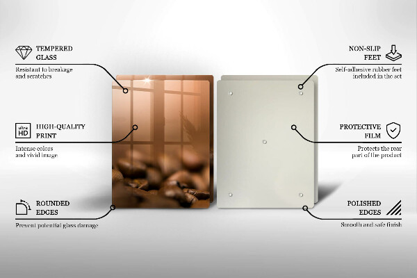 Worktop protector Coffee beans