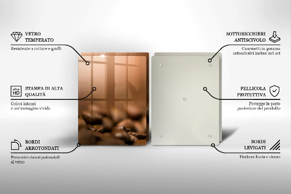 Worktop protector Coffee beans