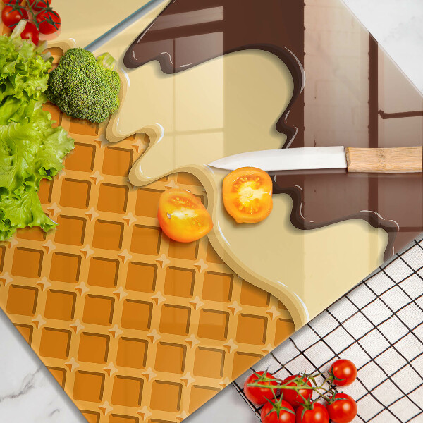 Worktop protector Illustration of ice cream