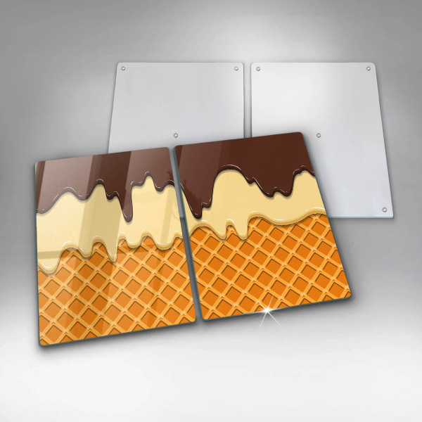 Worktop protector Illustration of ice cream