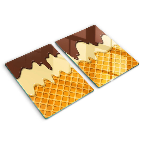Worktop protector Illustration of ice cream