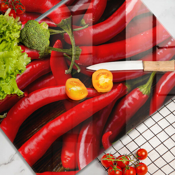 Worktop protector Hot chili peppers
