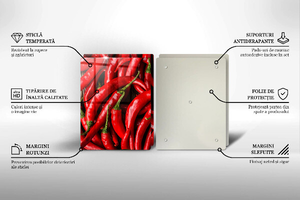 Worktop protector Hot chili peppers