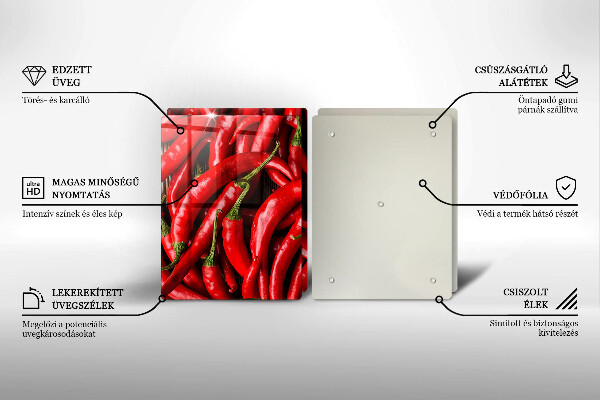 Worktop protector Hot chili peppers