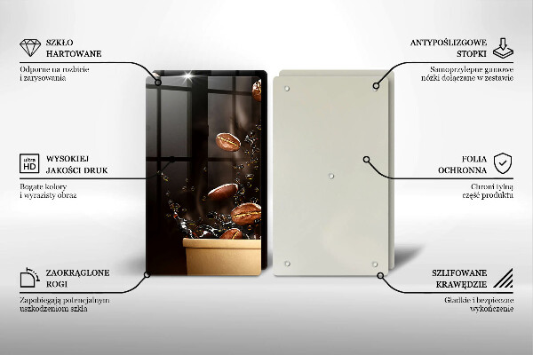 Worktop protector Hot coffee beans