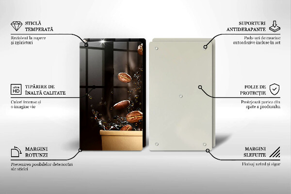 Worktop protector Hot coffee beans