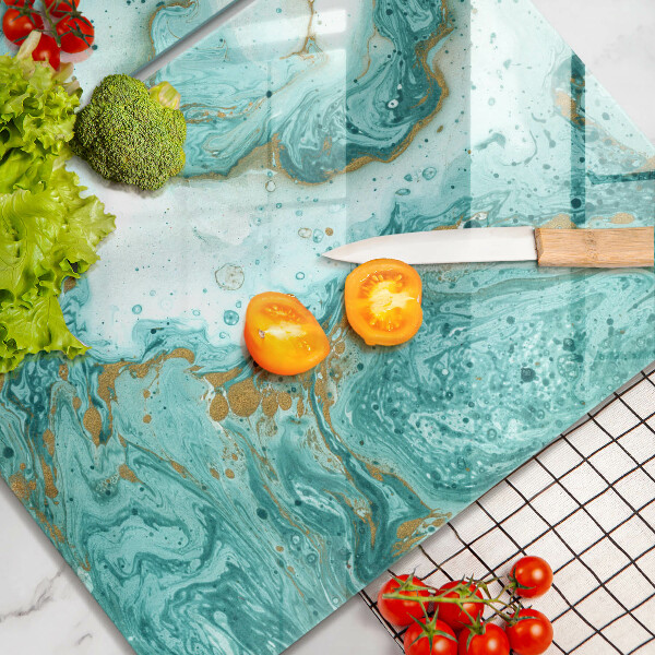 Kitchen worktop protector Blue abstraction