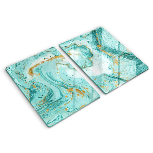 Kitchen worktop protector Blue abstraction