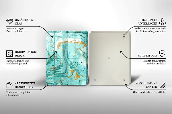 Kitchen worktop protector Blue abstraction