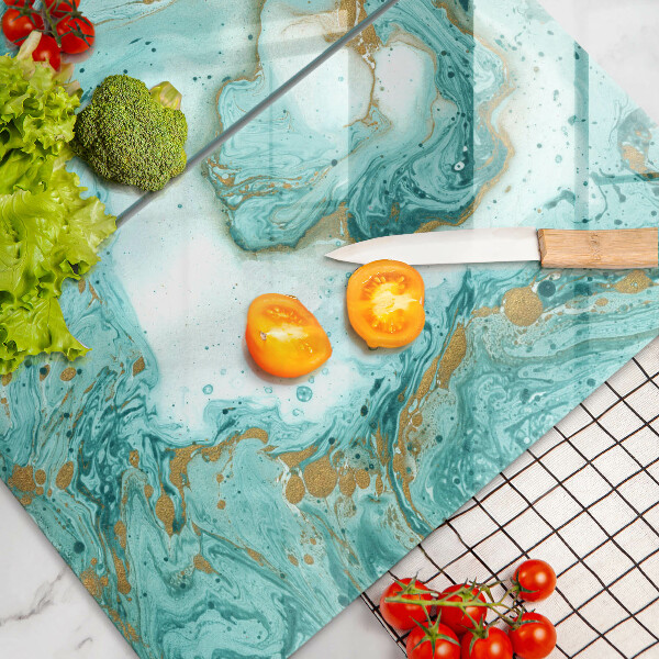 Kitchen worktop protector Blue abstraction