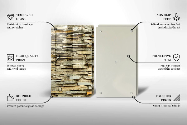 Kitchen worktop saver Decorative stones