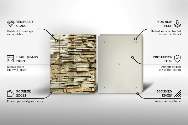 Kitchen worktop saver Decorative stones