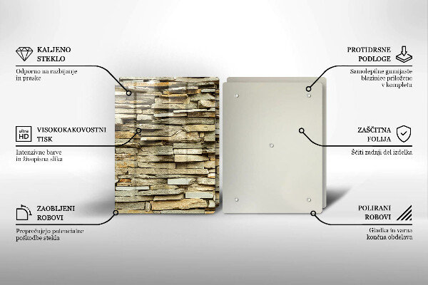Kitchen worktop saver Decorative stones