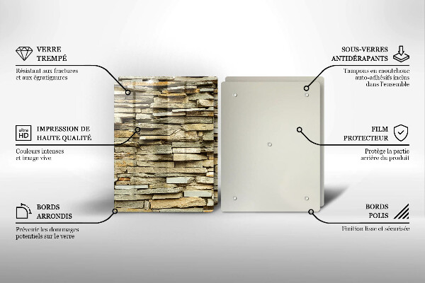 Kitchen worktop saver Decorative stones