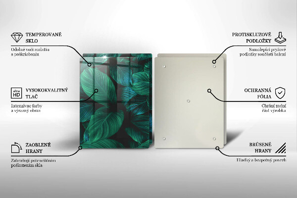 Kitchen worktop protector Jungle leaves