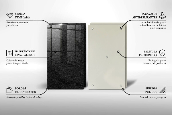 Kitchen worktop protector Texture stone