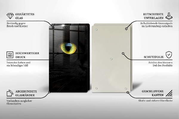 Kitchen worktop saver Animal cat eyes