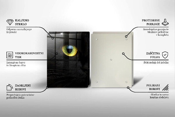 Kitchen worktop saver Animal cat eyes