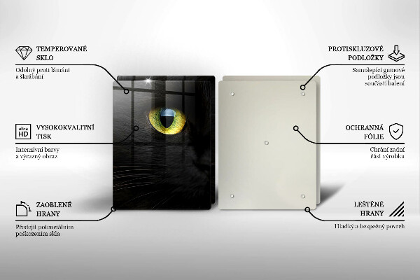 Kitchen worktop saver Animal cat eyes