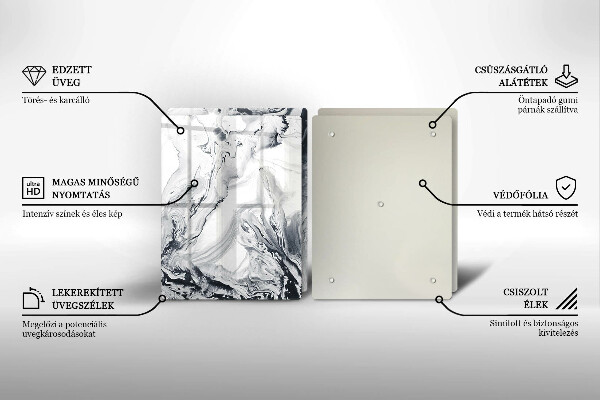 Kitchen worktop saver Ink abstraction