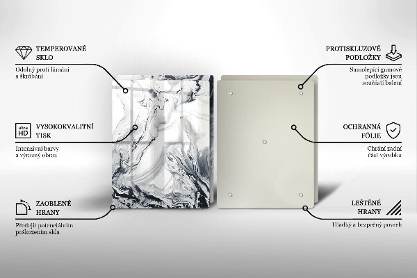 Kitchen worktop saver Ink abstraction