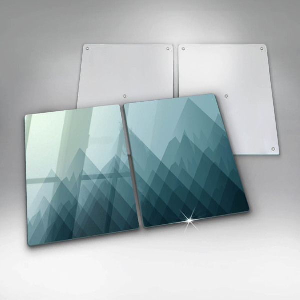 Kitchen worktop saver Abstract mountains