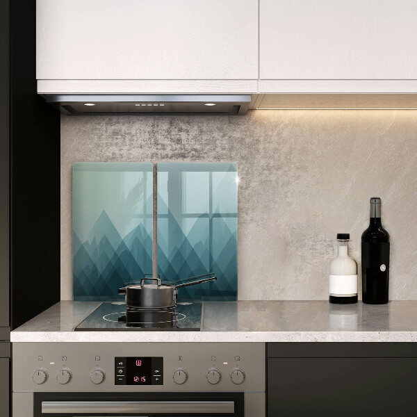 Kitchen worktop saver Abstract mountains