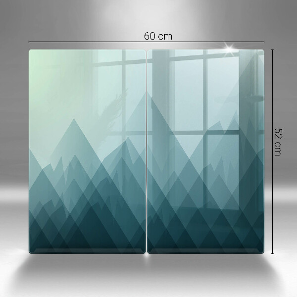 Kitchen worktop saver Abstract mountains