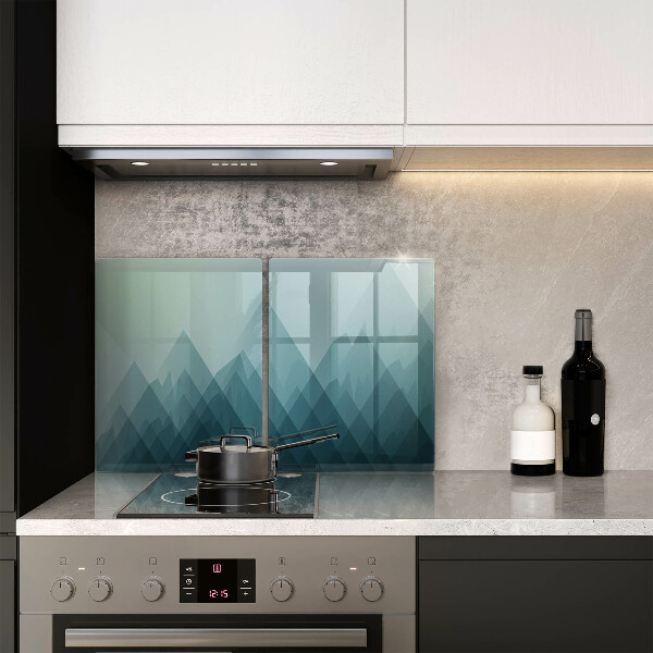 Kitchen worktop saver Abstract mountains