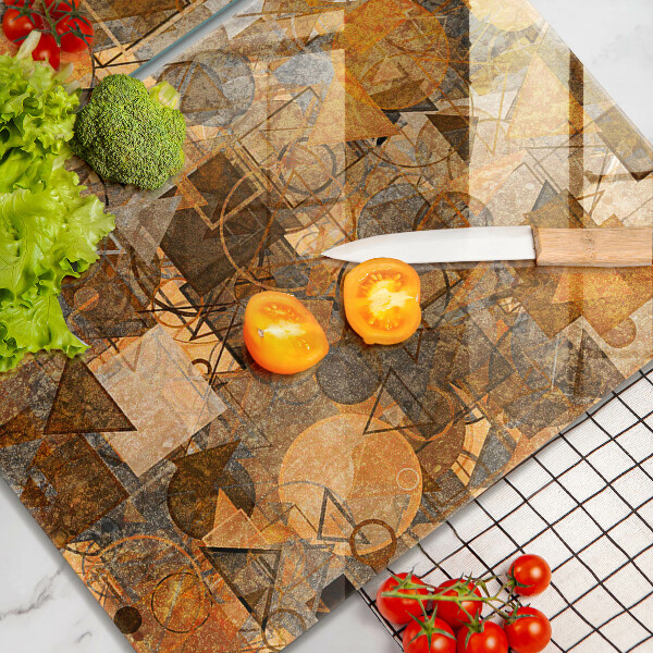 Kitchen worktop saver Geometric figure pattern