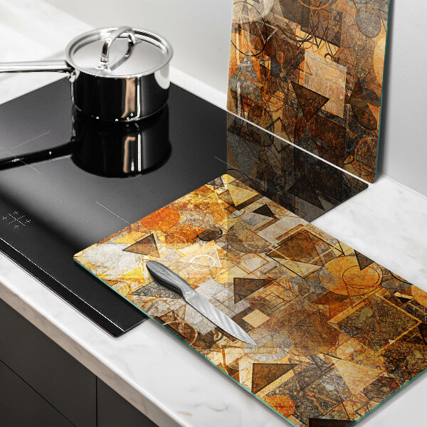 Kitchen worktop saver Geometric figure pattern